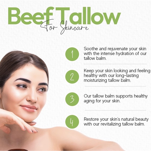 Organic Beef Tallow Face Balm-1.5oz - Picture 7 of 9